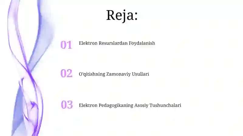 Elektron pedagogika asoslari 2