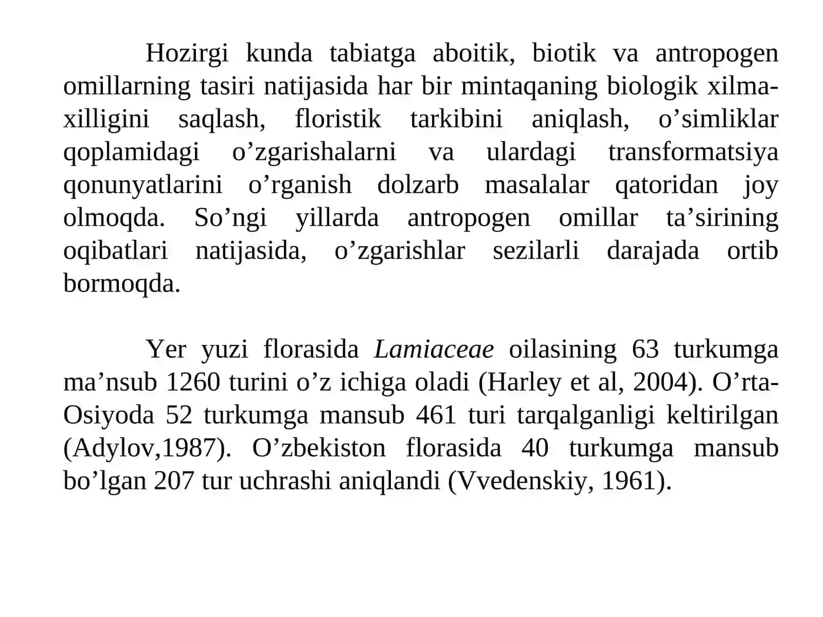 FARG’ONA VODIYSIDA TARQALGAN PHLOMOIDES MOENCH (LAMIACEAE) TURKUM TURLARI 2