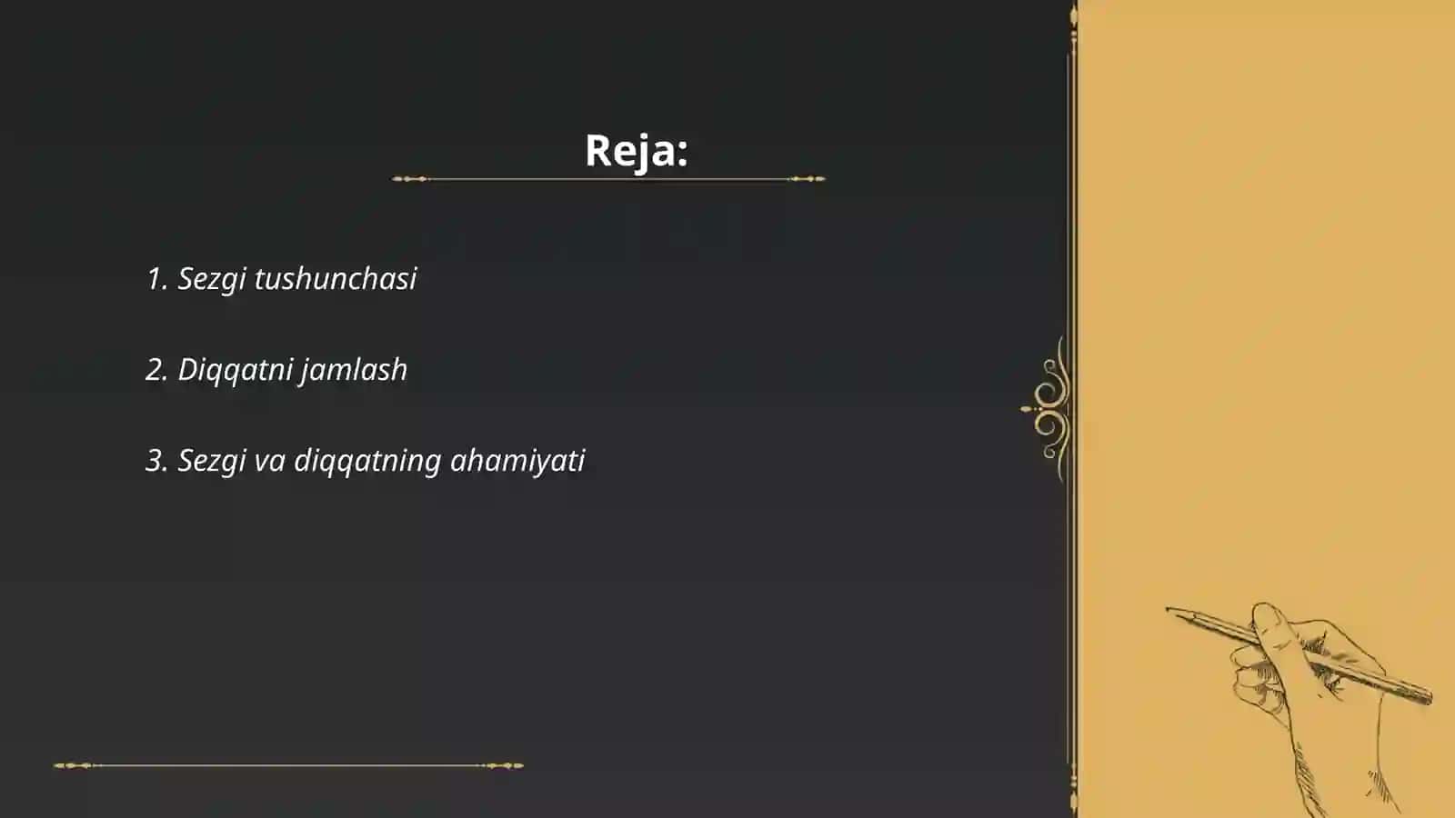 Sezgi va diqqat 2