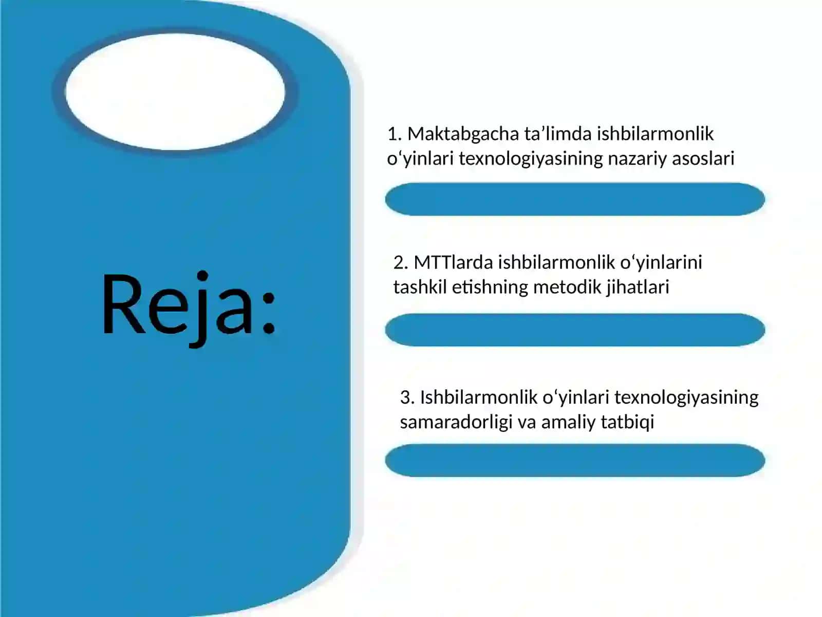 Maktabgacha ta'lim tashkilotida ishbilarmonlik o'yinlari texnologiyasi 2