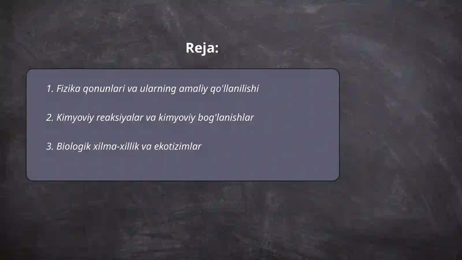 PISA xalqoro baholash tasturida tabiiy -ilmiy savodxonlik 2