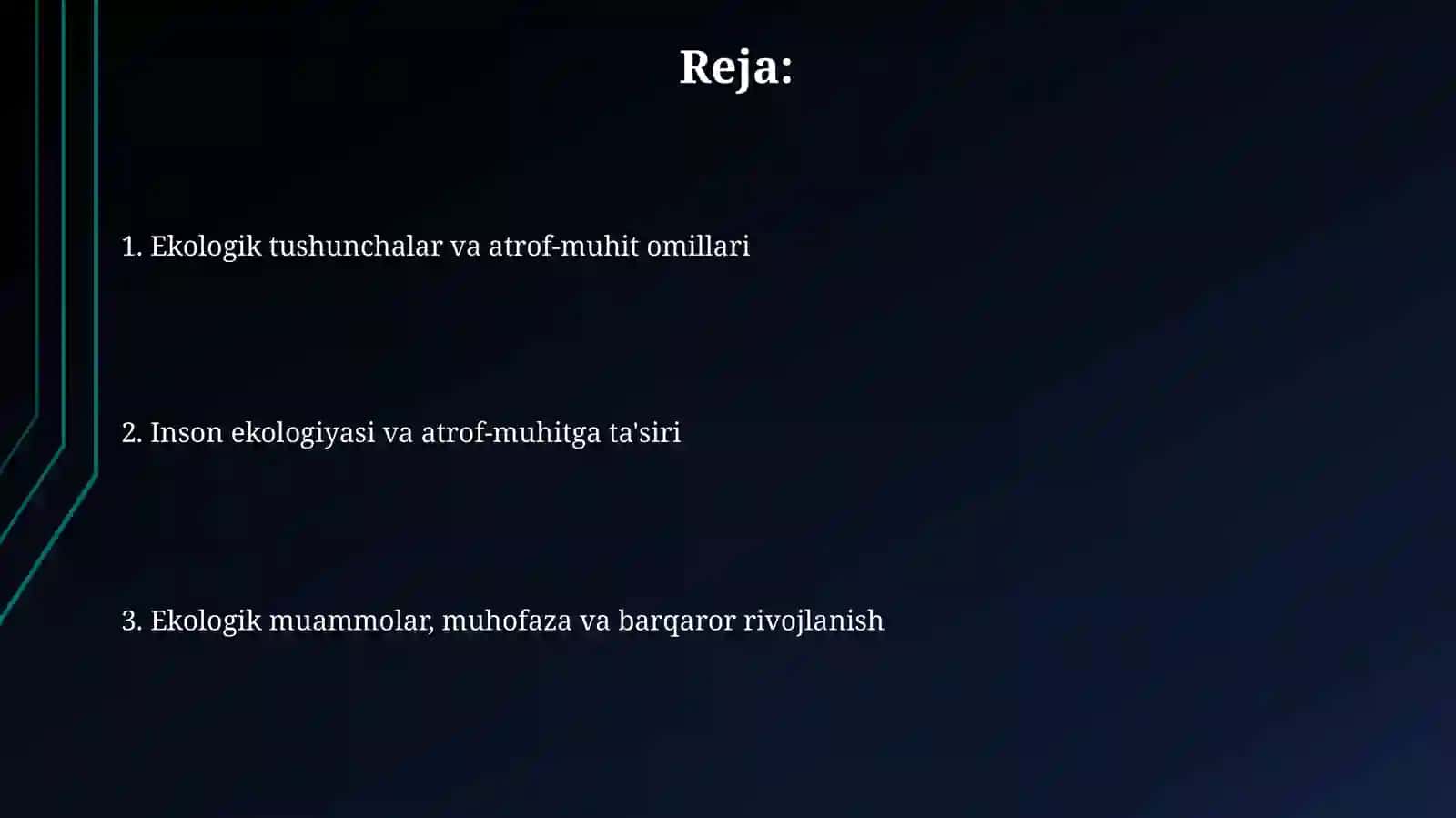 Muxit-ekologiktushuncha.Muxitningfaktorlari.Odamekologiyasi 2