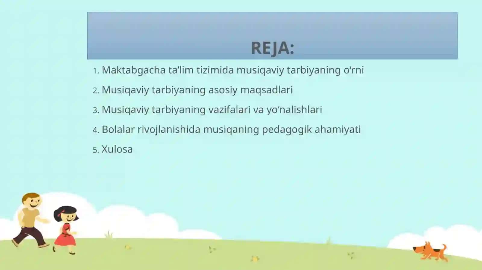 Maktabgacha ta’lim tashkilotlarida musiqaviy tarbiyaning maqsad va vazifalari 2