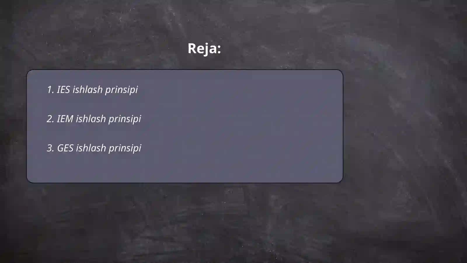 IES ishlash prinsipi 2