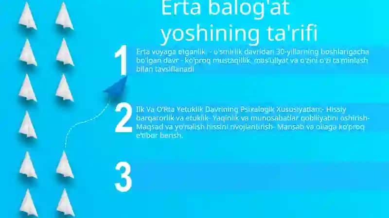 Ilk Va OʻRta Yetuklik Davrining Psixalogik Xususiyatlari 2