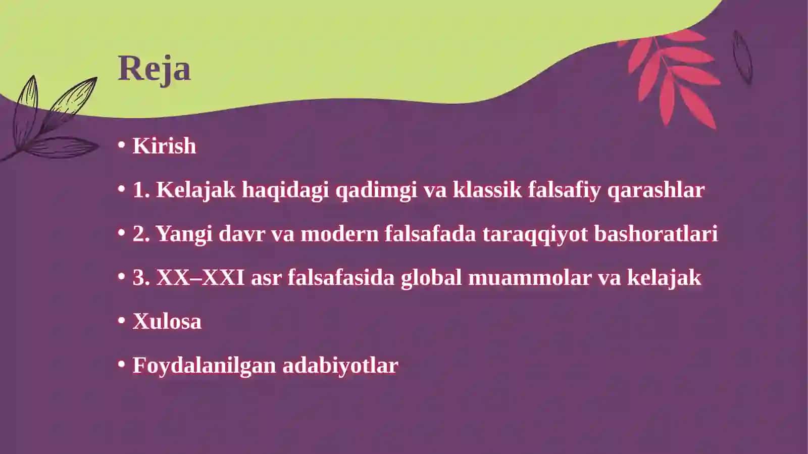 Insoniyatning kelajagi haqidagi falsafiy bashoratlar 2