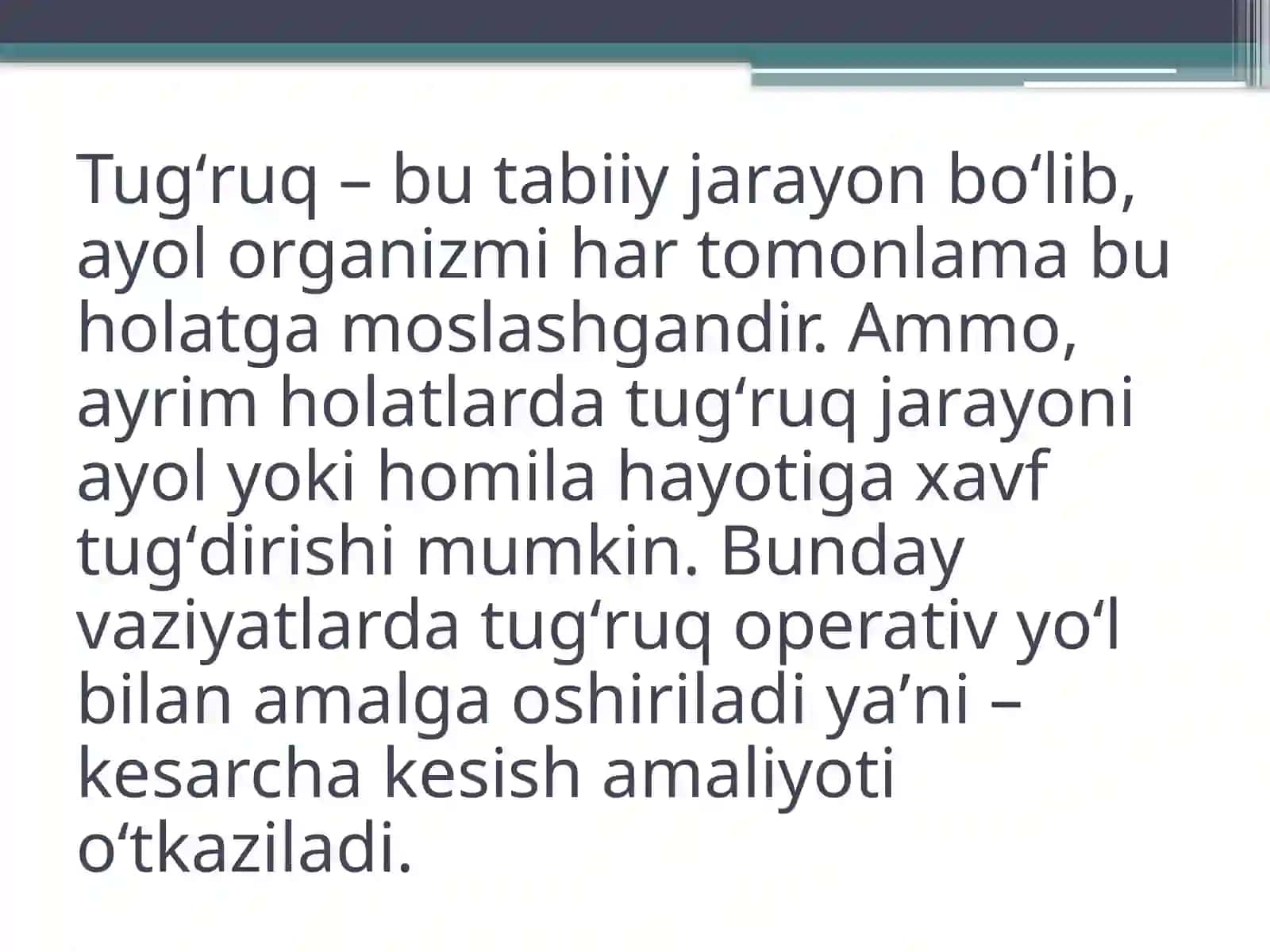 Kesarcha kesish 2