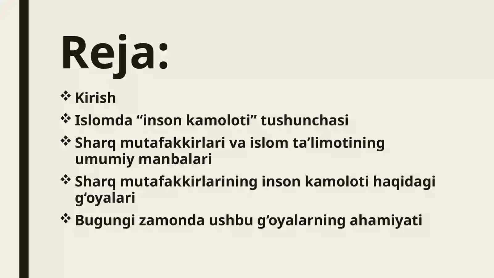 Sharq Mutafakkirlarining Islom dinining inson kamolotiga ta`siri haqidagi g`oyalari 2