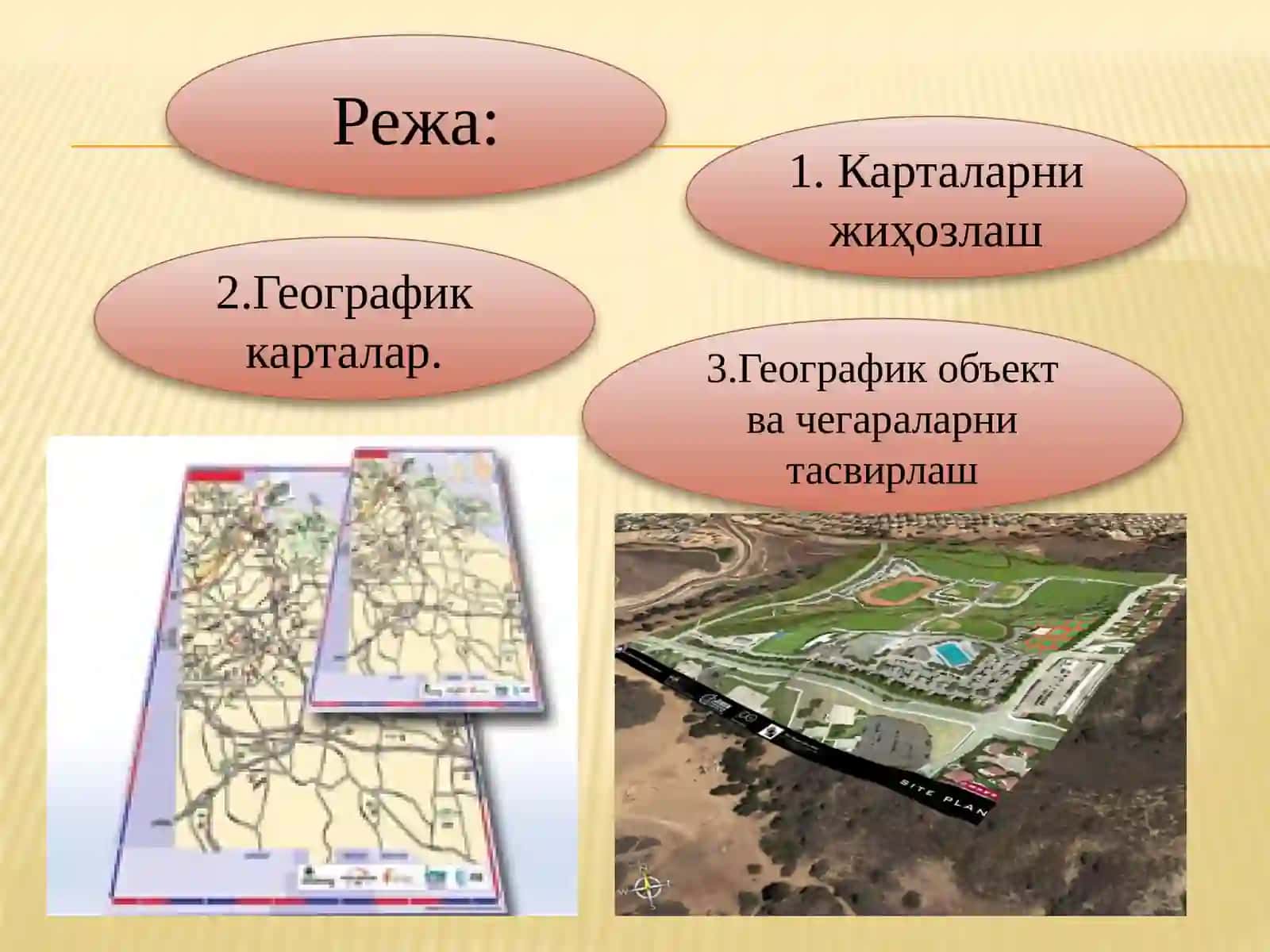 Geografik ma'lumotlarni jihozlash 2