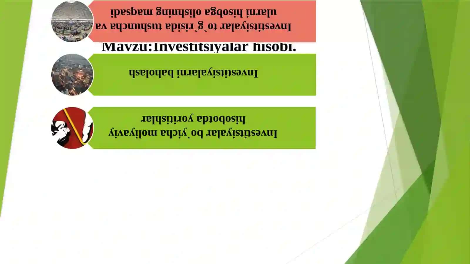 Investitsiyalar hisobi 2