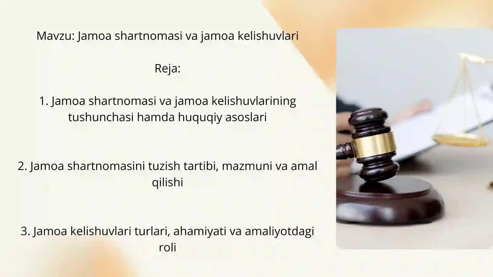 Jamoa shartnomasi va jamoa kelishuvlari 2