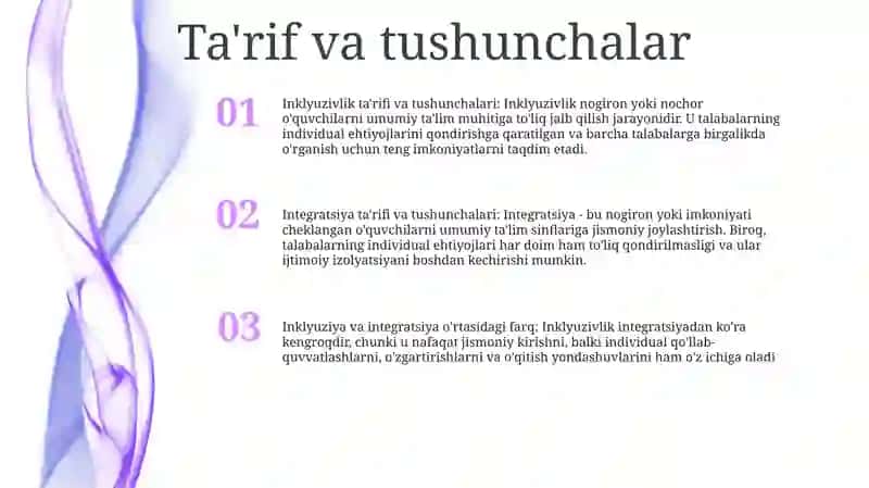 Inklyuziv Va Integratsiya Ta'Limining Bir Biridan Farqi 2