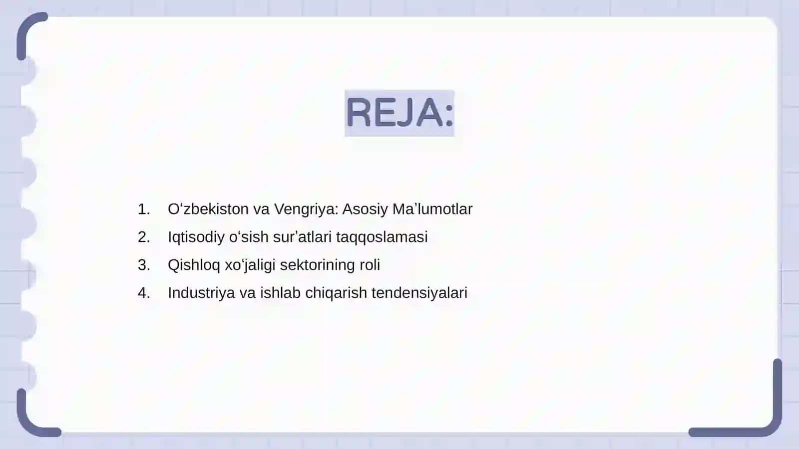 Oʻzbekiston va Vengriya oʻrtasidagi iqtisodiy taqqoslashuvi 2