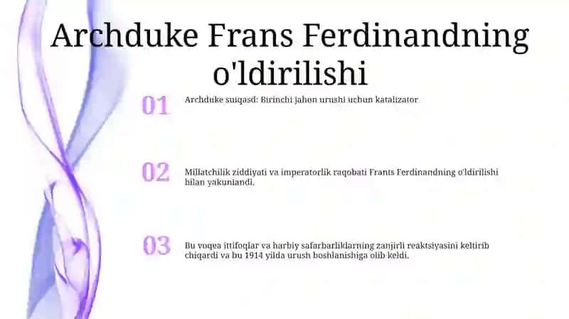 1914-Yil 1918-Yillardagi Urushning Sabablari Mening Nigohimda 2