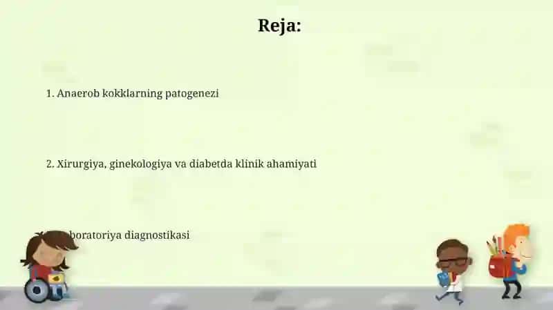 Anaerob kokklarning jarrohlik, ginekologiya va diabetdagi ahamiyati patogenezi laborator tashxis 2