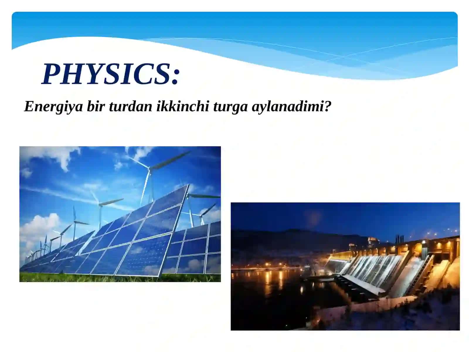 TERMODINAMIKANING BIRINCHI QONUNI 2