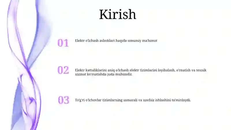 Elektr O‘Lchash Vositalari To‘G‘Risida Umumiy Ma‘Lumotlat 2