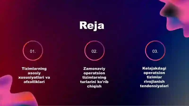 Zamonaviy operatsion tizimlar tahlili 2