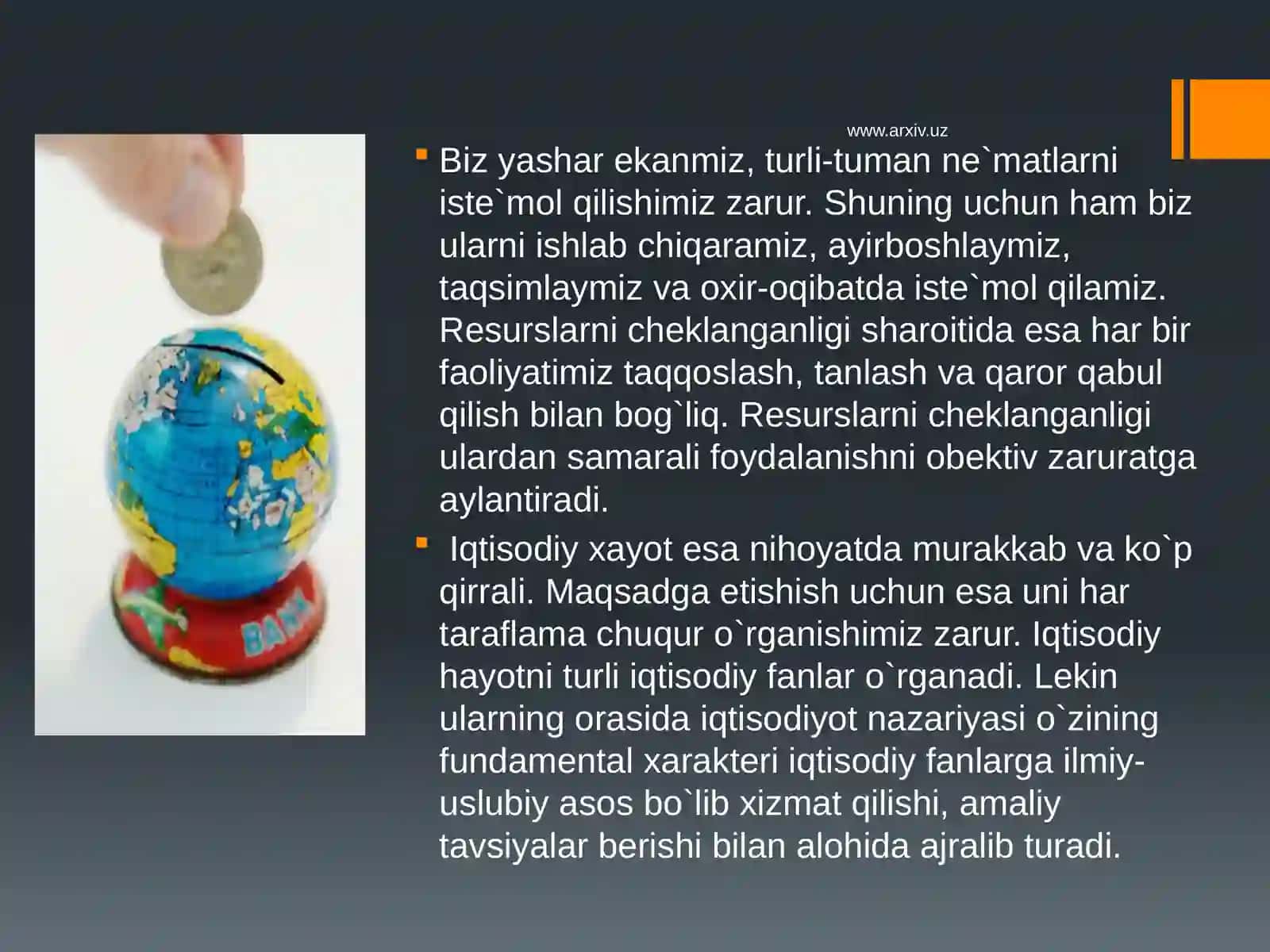 Iqtisodiyot nazariyasining fan sifatidfa shakllanishi 2