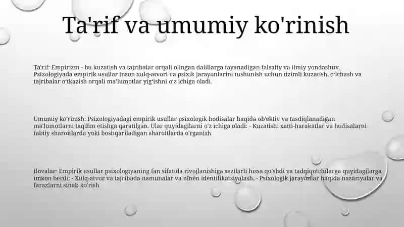 Psixologiyada Empirik Metodlar 2