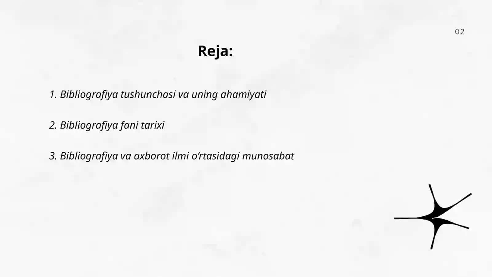 Bibliografiya fanining predmeti va vazifalari 2