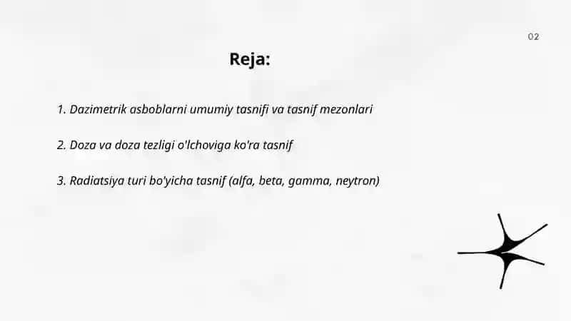 Dazimetrik asboblar tasnifi 2