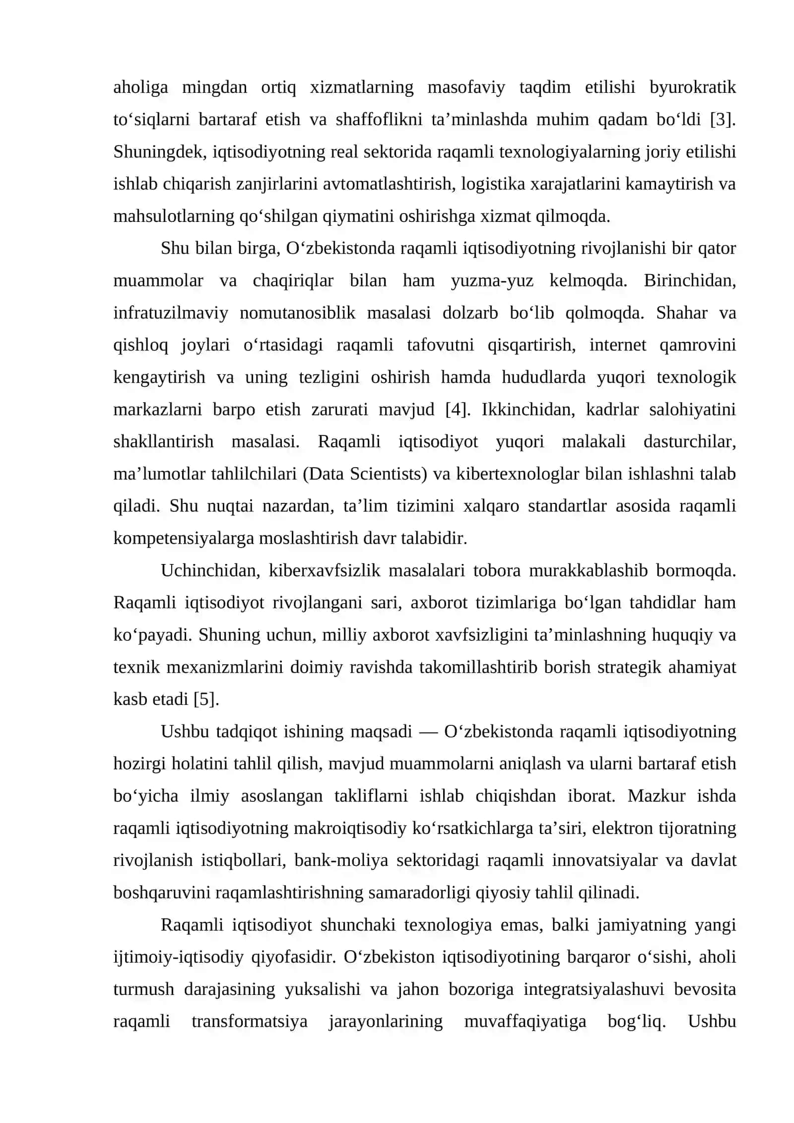 O'ZBEKISTONDA RAQAMLI IQTISODIYOTNING RIVOJLANISHI 2