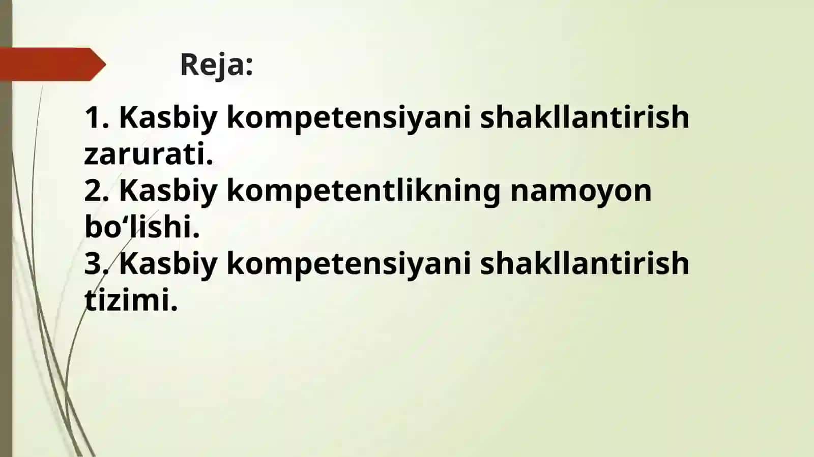 Professionalkompetensiyaningnazariyasoslari.Kasbiyfaoliyatnishakllantirishtexnologiyasi 2