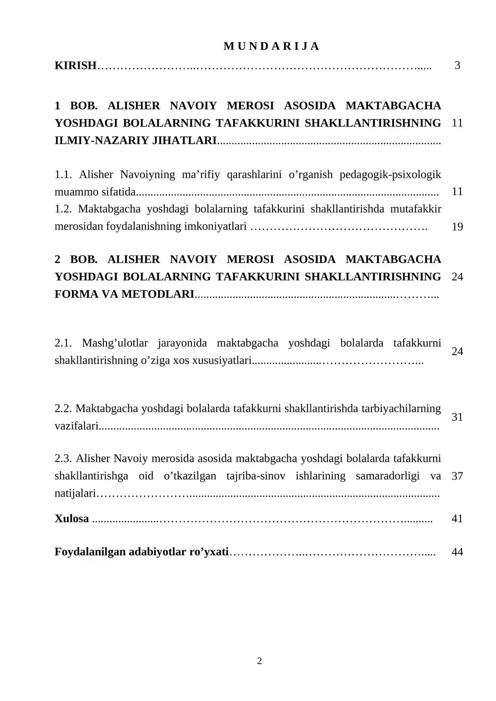 ALISHER NAVOIY MEROSI ASOSIDA MAKTABGACHA YOSHDAGI BOLALARNING TAFAKKURINI SHAKLLANTIRISH 2