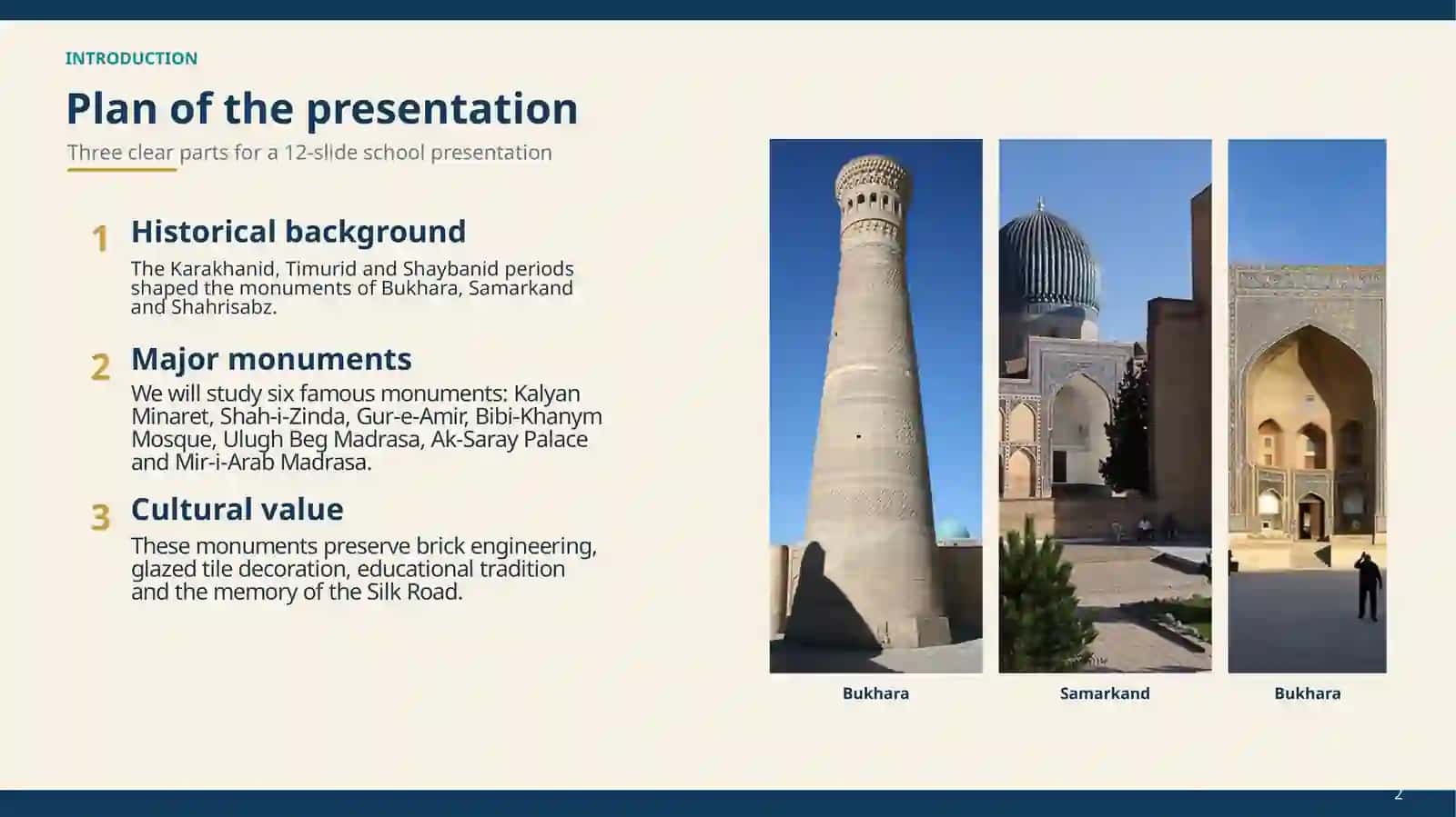 Ancient Monuments of Uzbekistan 2