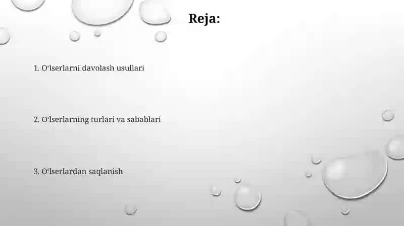 Ichak oqma yaralari va ularni bartaraf qilish usullari 2