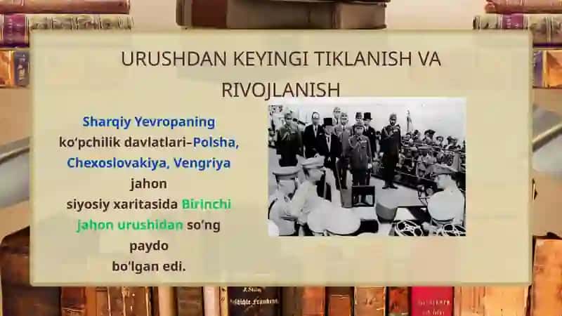 URUSHDAN KEYINGITIKLANISH VA RIVOJLANISH 2