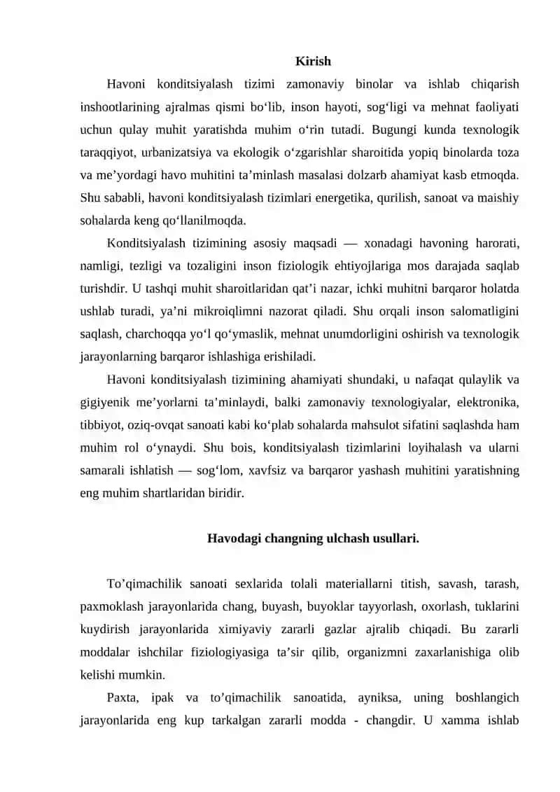 Havoni konditsiyalash tizimi 2