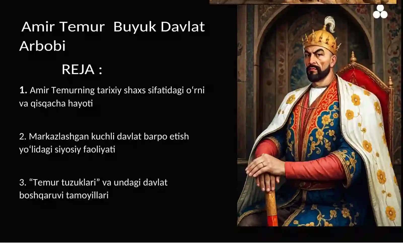 Amir Temur Buyuk Davlat Arbobi 2