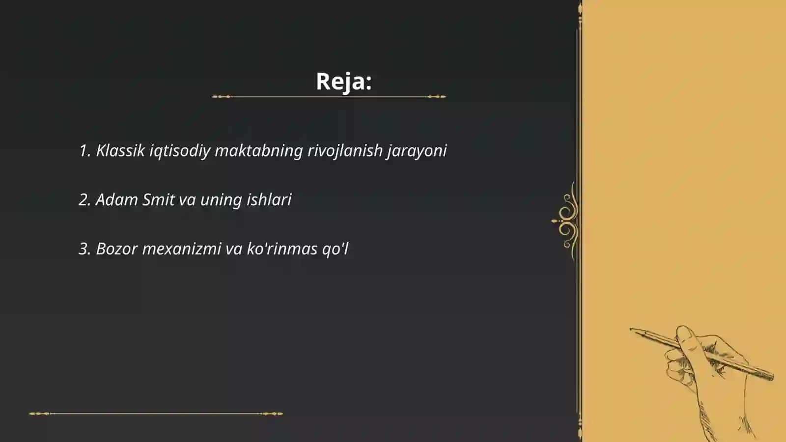 Klassik iqtisodiy maktabning vujudga kelishi 2