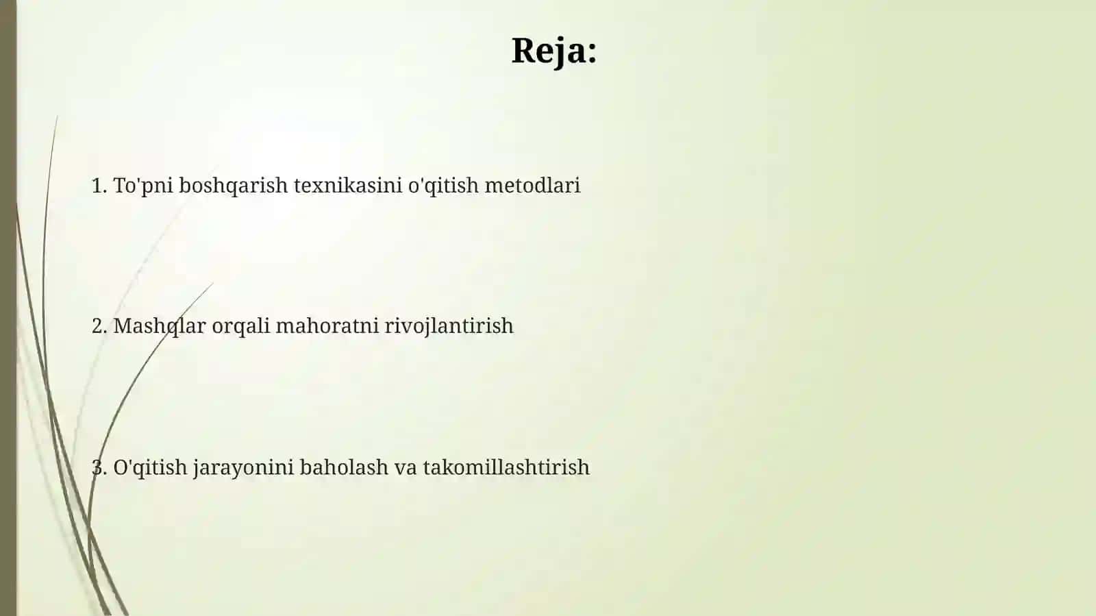 Volleybol oʻyinida toʻpni boshqarish texnikasini oʻrgatishni takomillashtirish va mahoratni oshirish 2