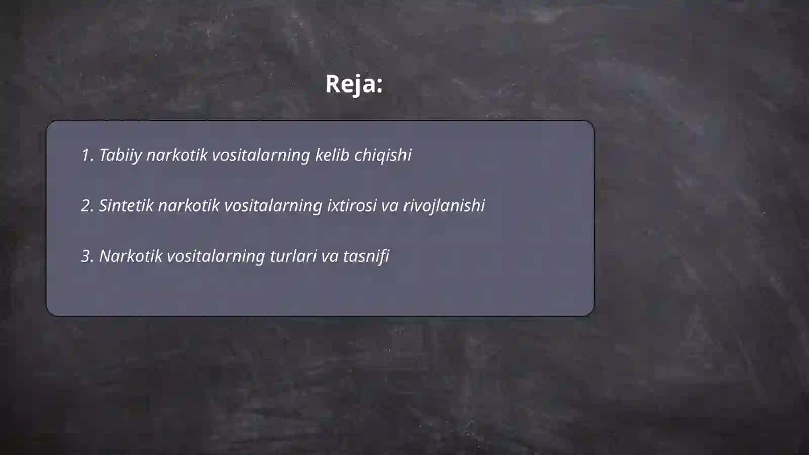 Tabiiy va sentitik narkotik vositalar. Foydasi va zarari 2