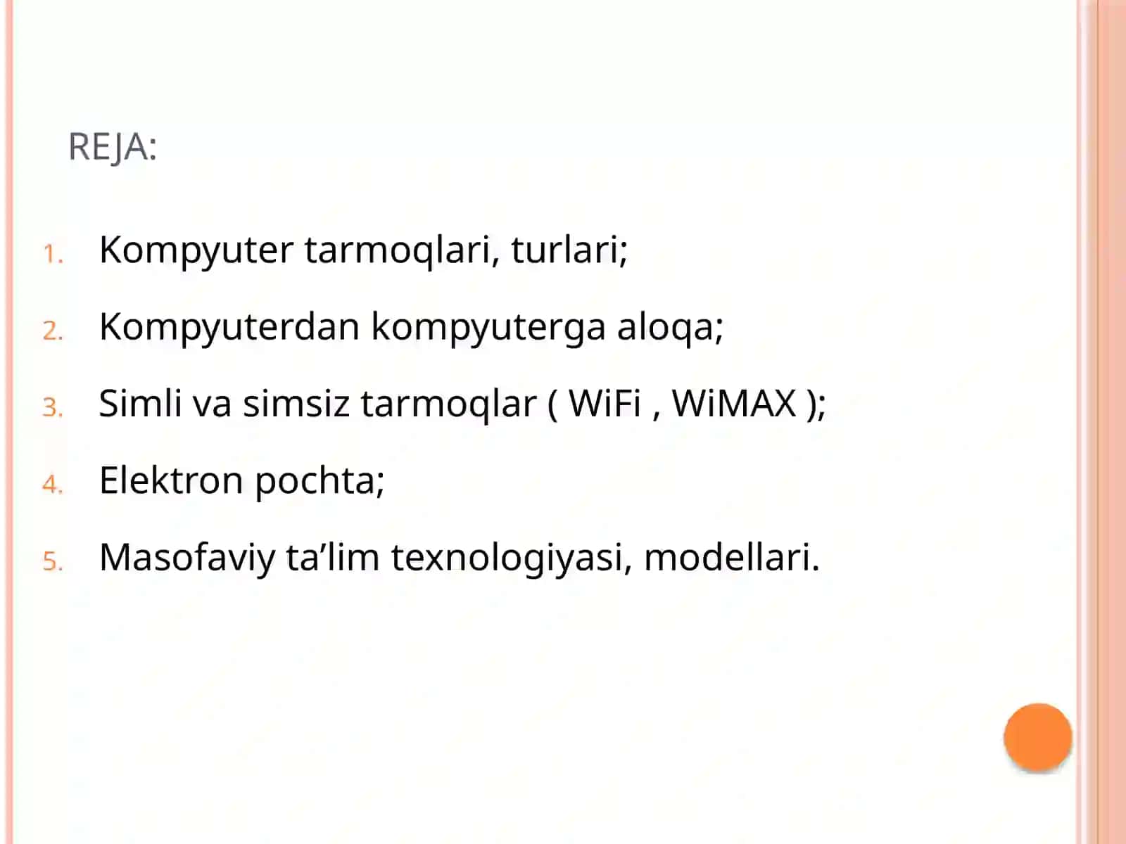 Kompyuter tarmoqlari 2