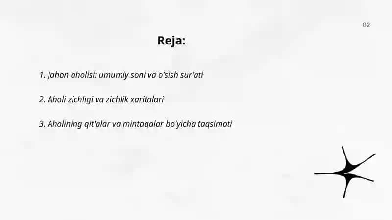 Dunyo axolisi va joylashuvi 2