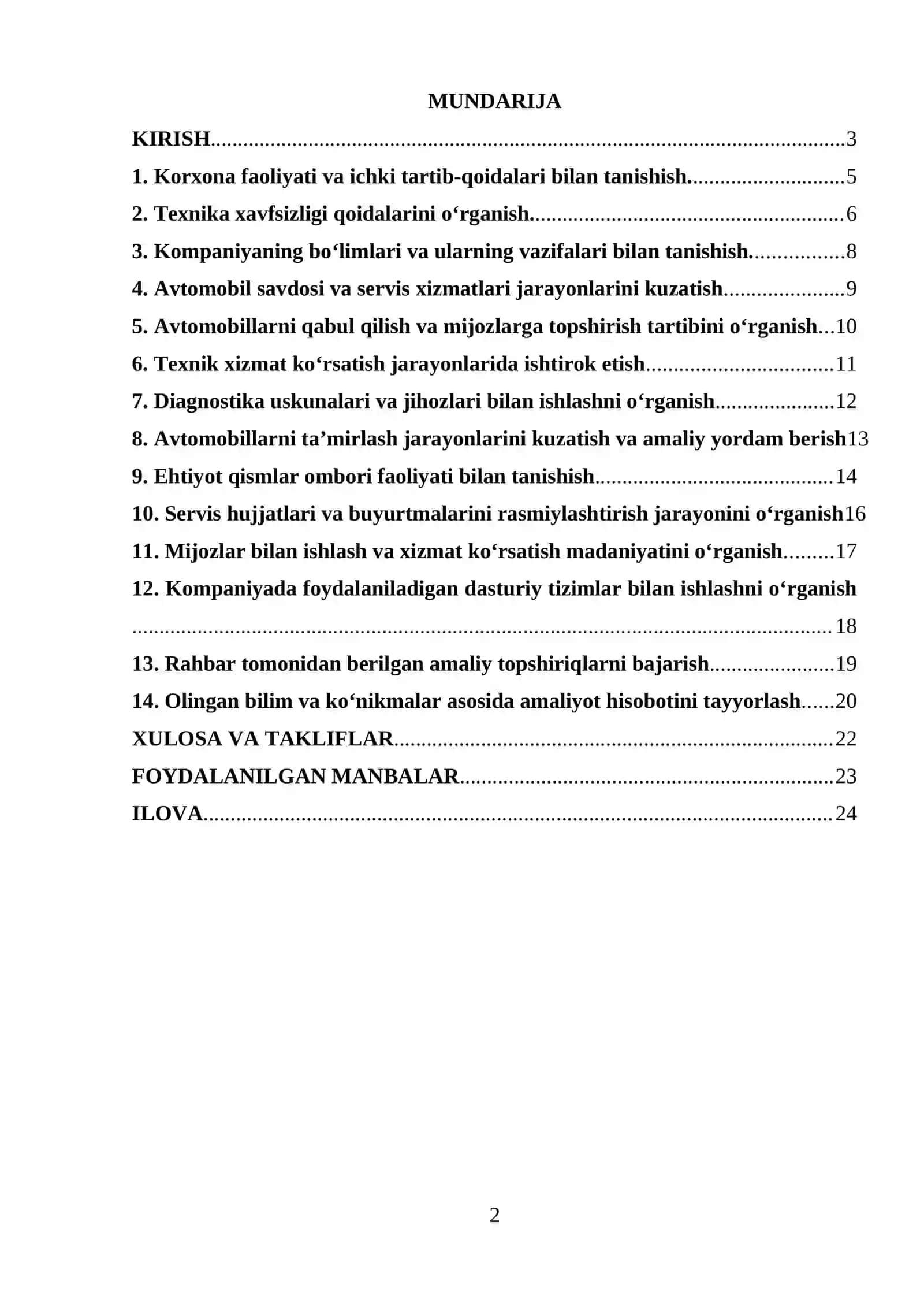 SIMMA AUTO STAR KOMPANIYASI 2