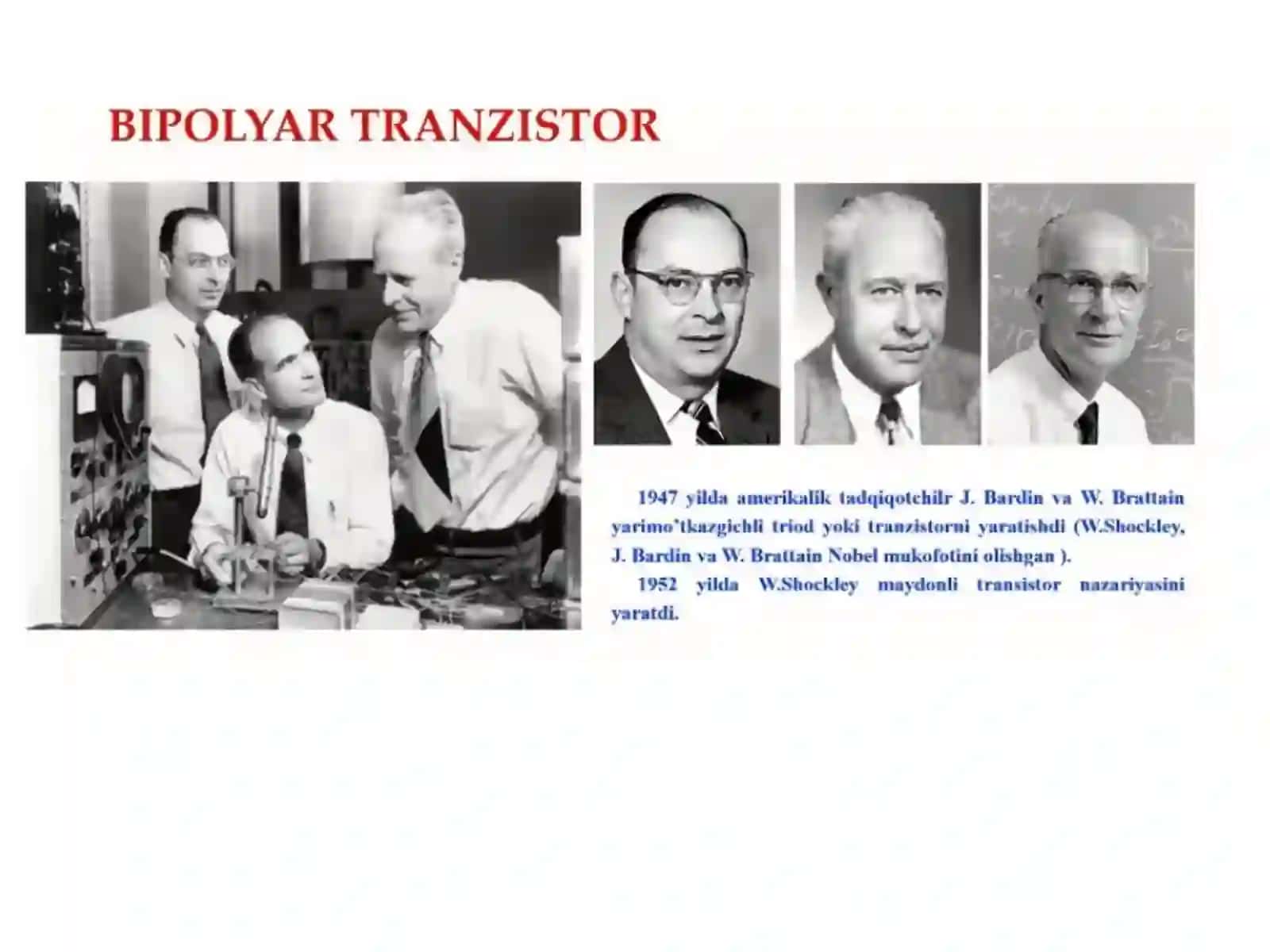 Bipolyartranzistorlar 2