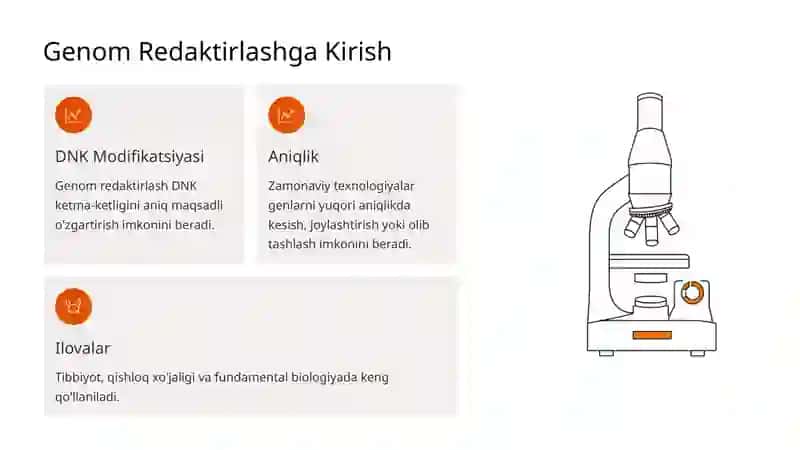 Genomni O'zgartirishning Molekulyar Genetik Metodlari 2