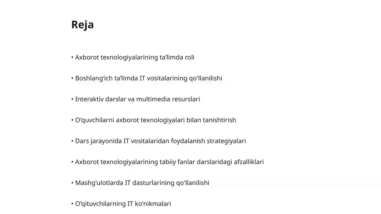 Boshlangʻich taʼlimda axborot texnologiyalaridan foydalanish 2