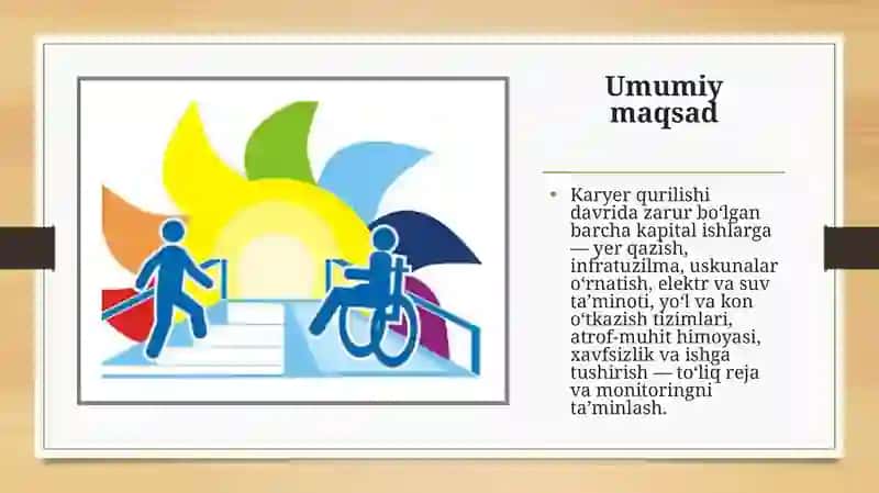 Karyer qurulish davri kon kapital ishlari 2
