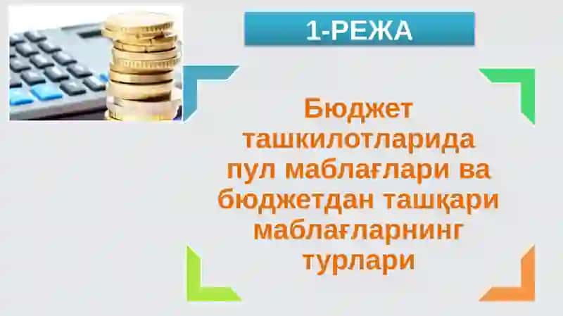 Byudjet tashkilotlarida pul mablag’lari va byudjetdan tashqari mablag’lar hisobini byudjet hisobining standartlariga muvofiq yuritish tartib qoidalari 2