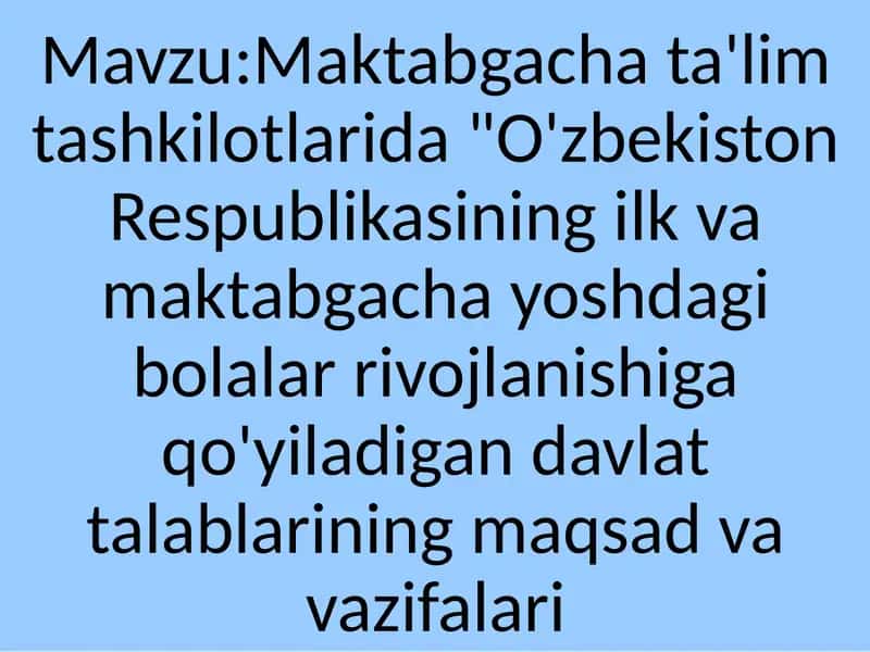 Tarbiyachining ishxujjatlari 2
