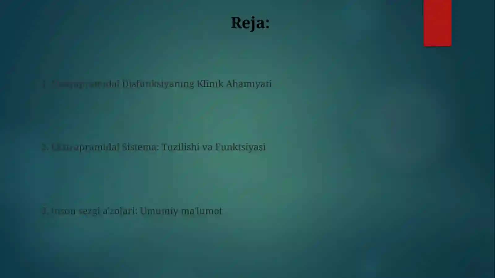 Inson sezgi a'zolari: Umumiy ma'lumot 2