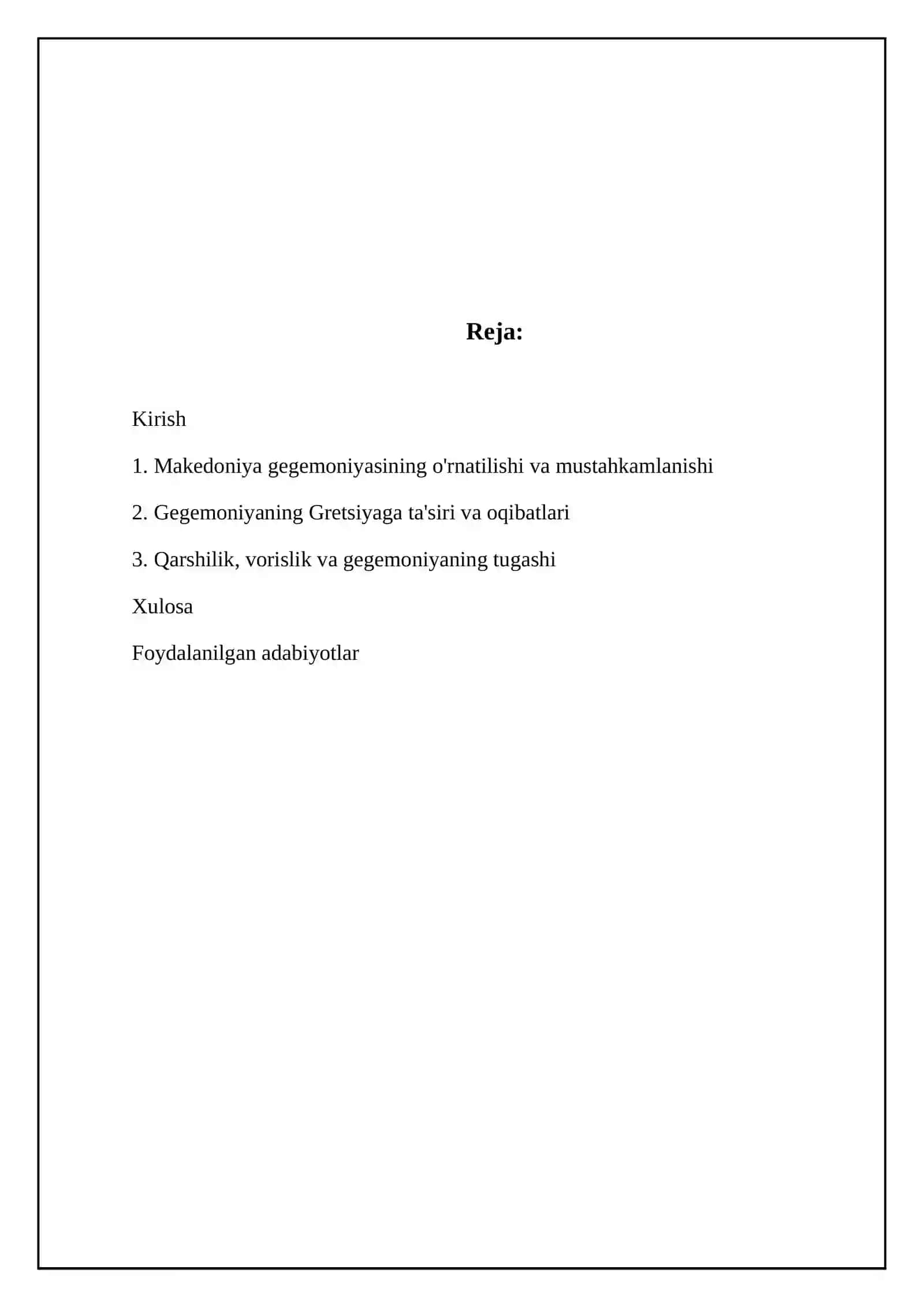 Gretsiyada Makedoniya gegemonyasini oʻrnatilishi 2