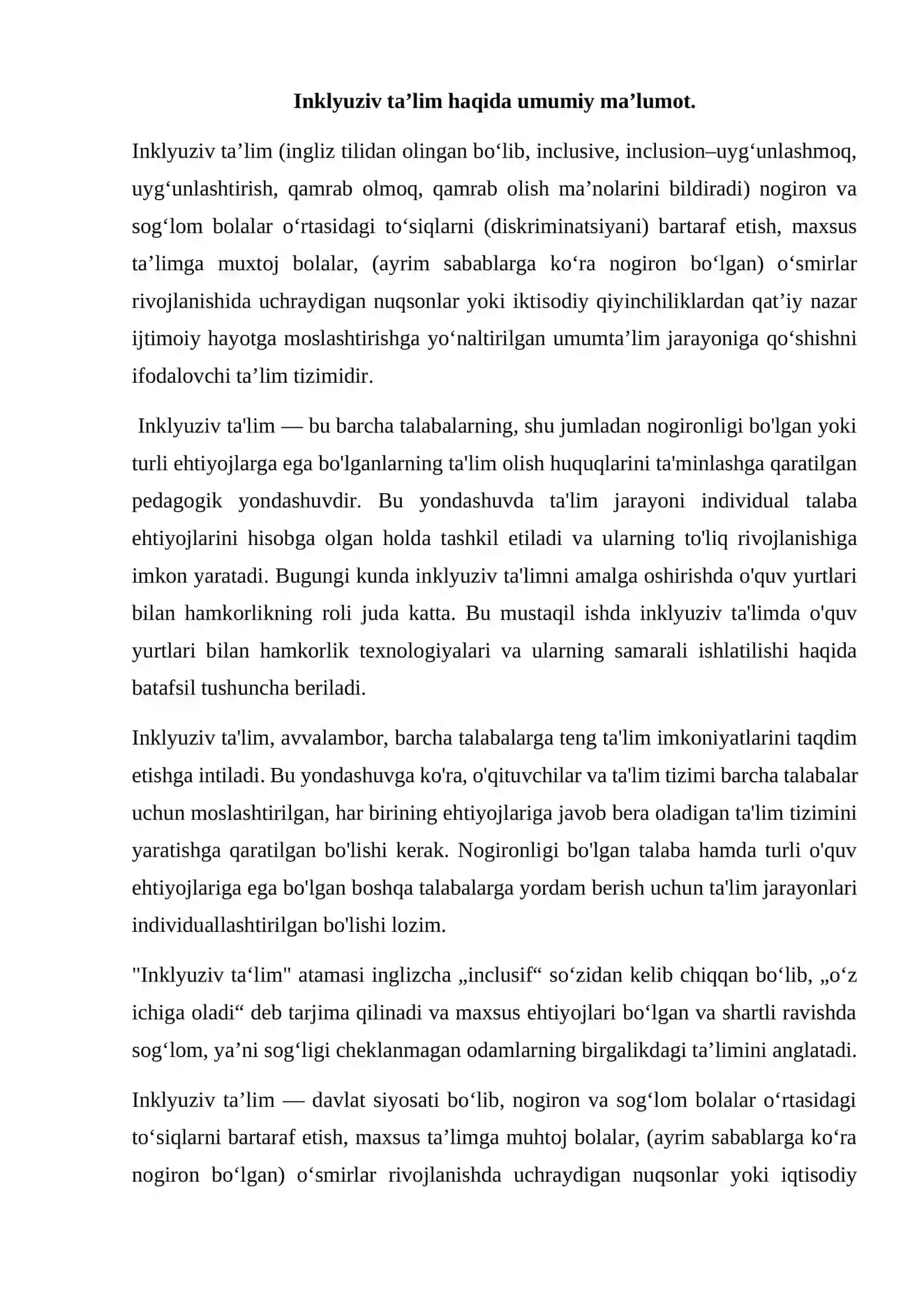 Inklyuziv ta’lim 2