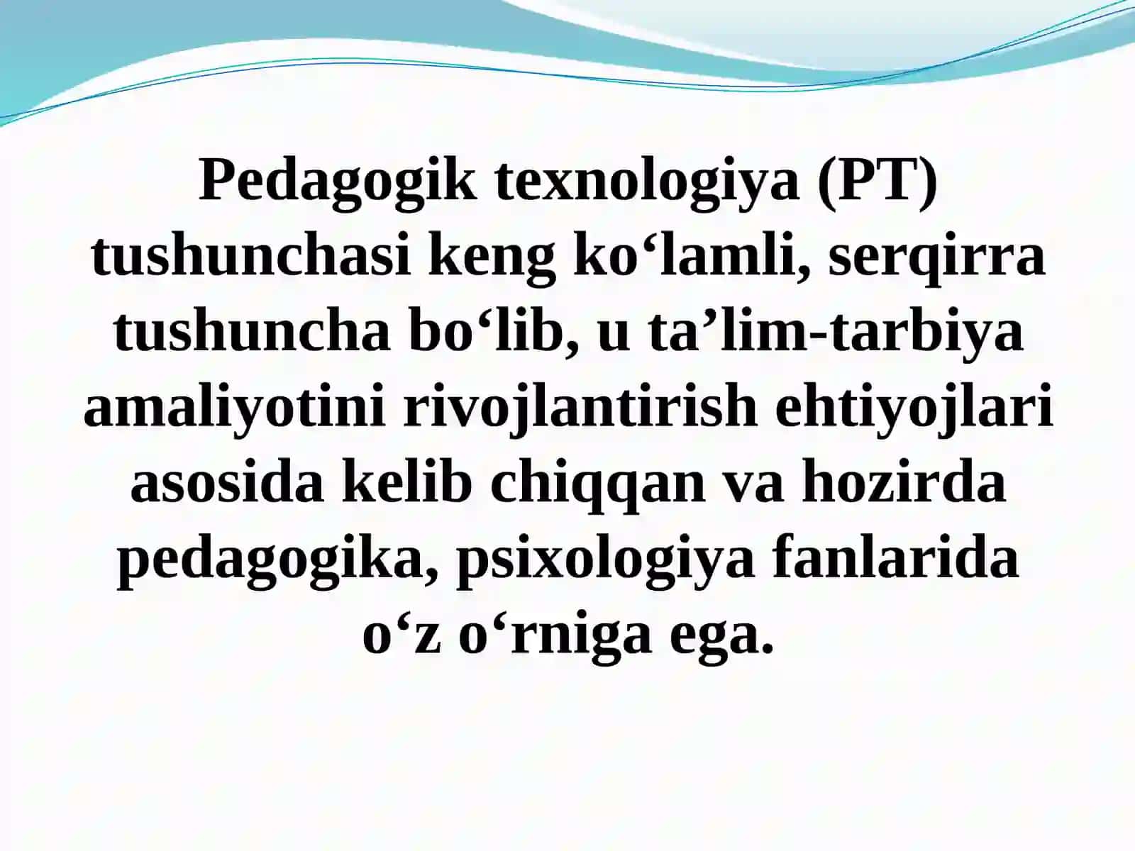 PEDAGOGIK TEXNOLOGIYALARNING RIVOJLANISH TARIXI 2